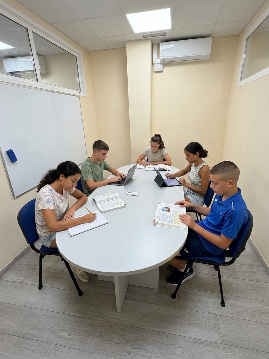 Sesión de repaso en grupo reducido